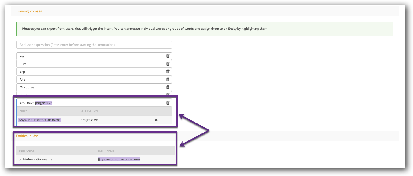 Training Phrase and Entity in Use.png