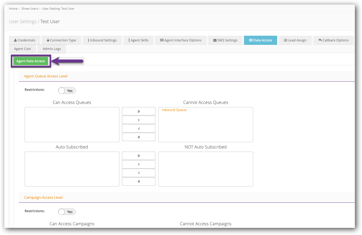 Agent Data Access subtab.png