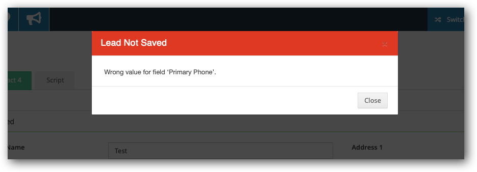 Lead Not Saved Error - Agent.png