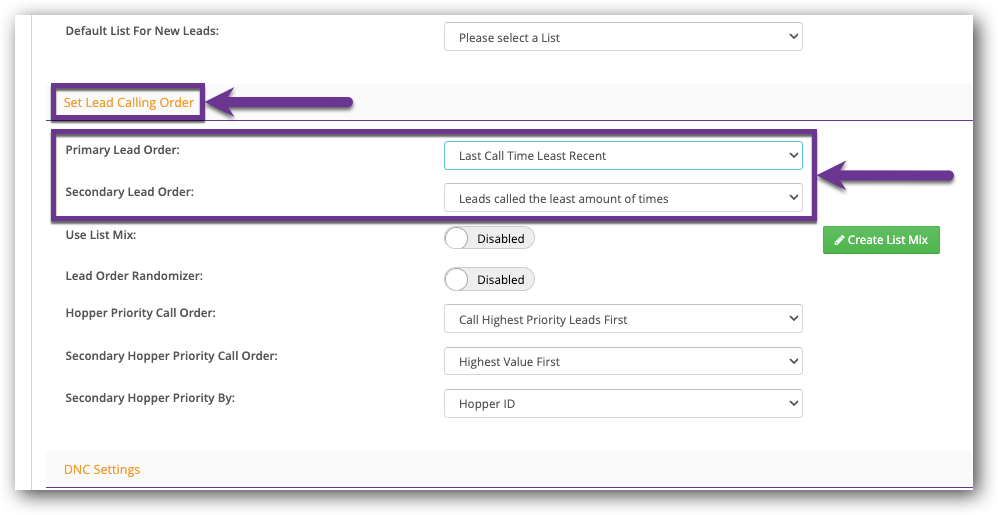 Primary and Secondary Lead Order - Campaign Settings.png