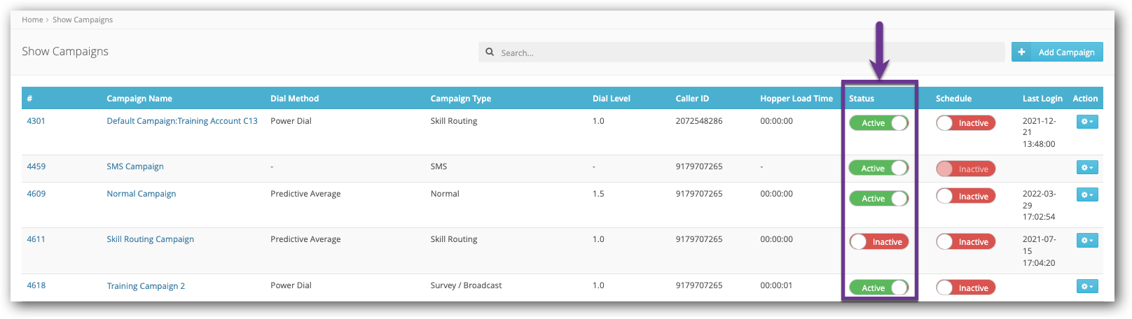 Change Campaign Status - Show Campaigns.png