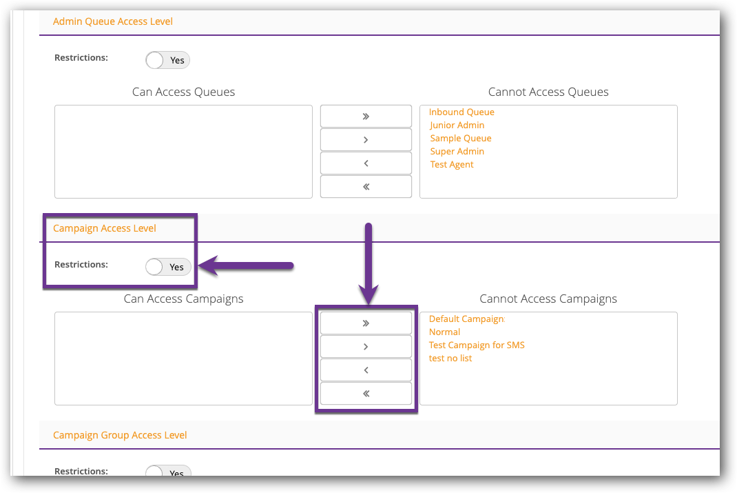 Campaign Access Level - Restrict Call Logs & Recordings.png