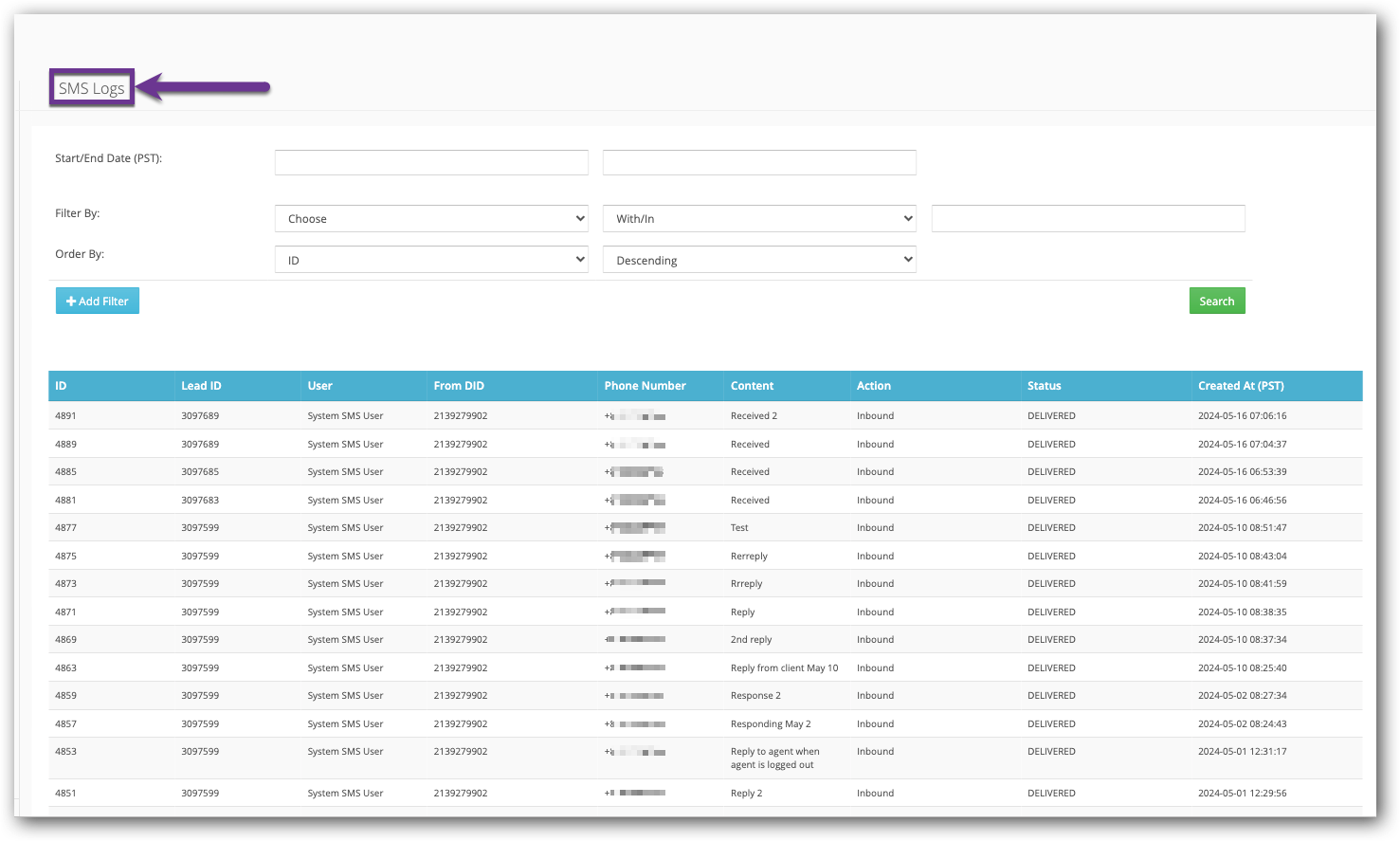 SMS Logs - Agent.png