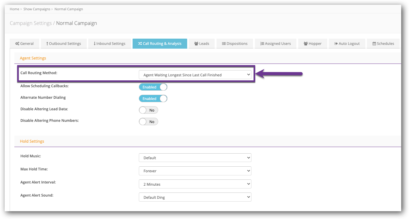 Select Call Routing Method - Camps.png