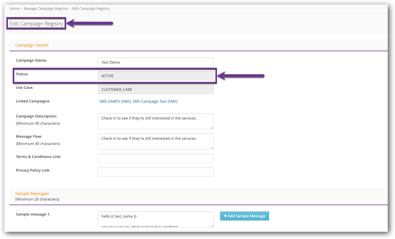 Edit Camp Registry with Status and New Link Fields.png