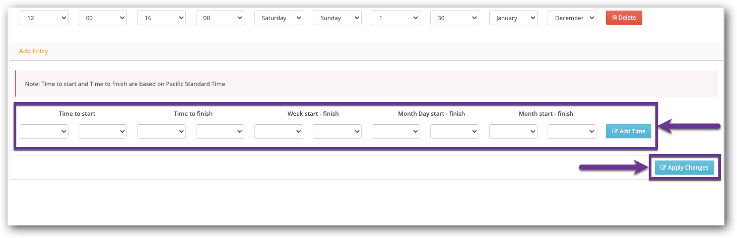 Add Entry and Apply Changes Time Groups.png