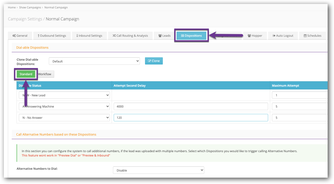 Click Standard on Dispo Tab - Camp.png