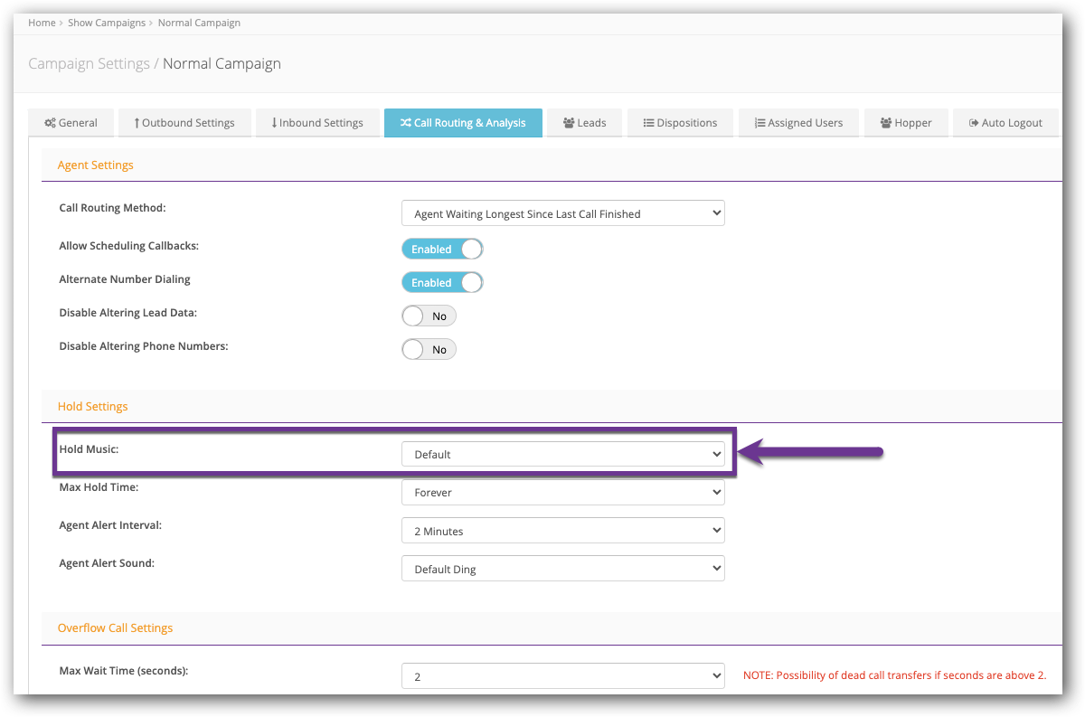Edit Hold Music - Campaigns.png