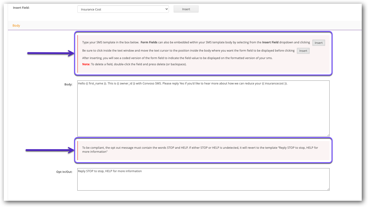 SMS Template - System Instructions.png