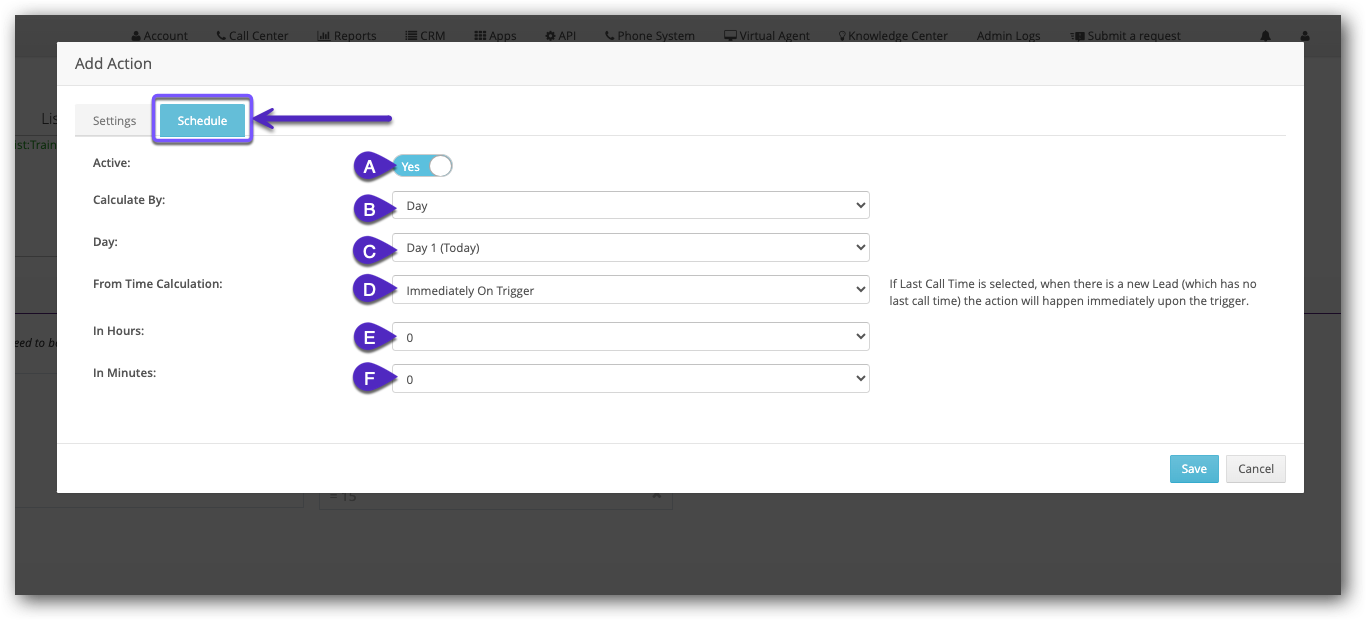 Add Action Schedule Tab.png