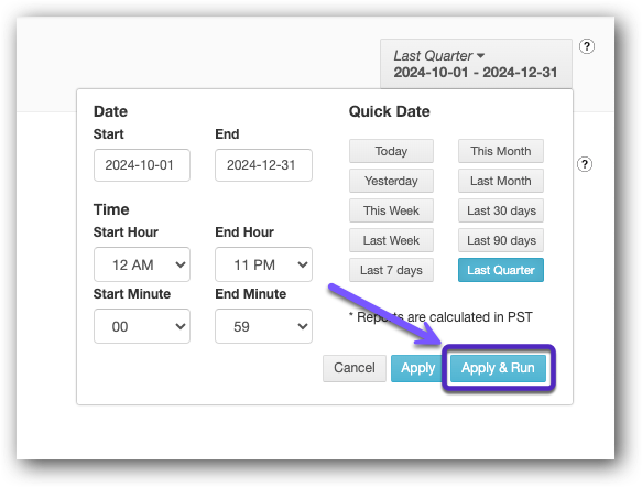 Apply & Run button - Date Filter.png