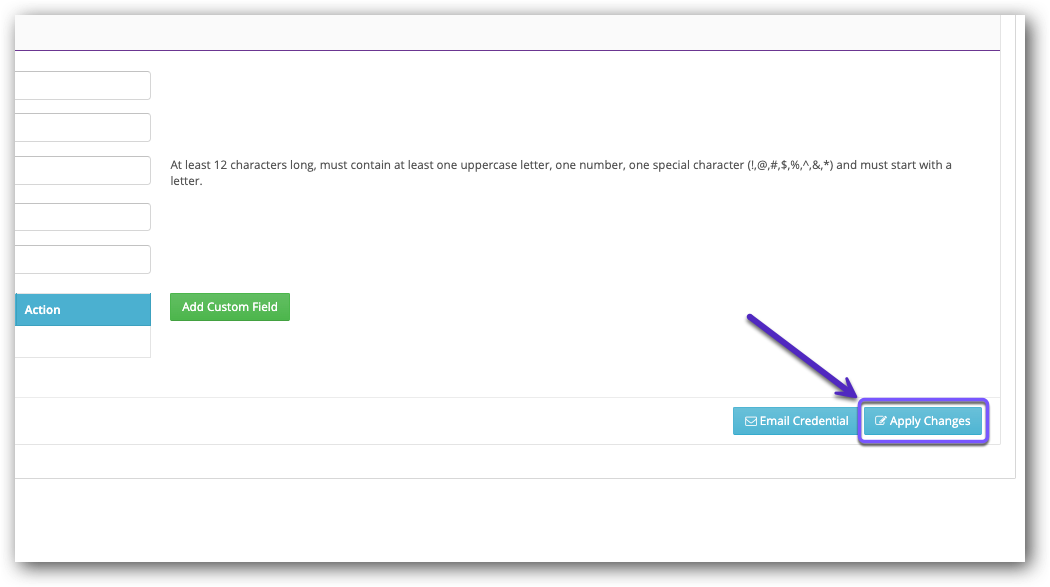 Apply Changes - Crendentails tab.png