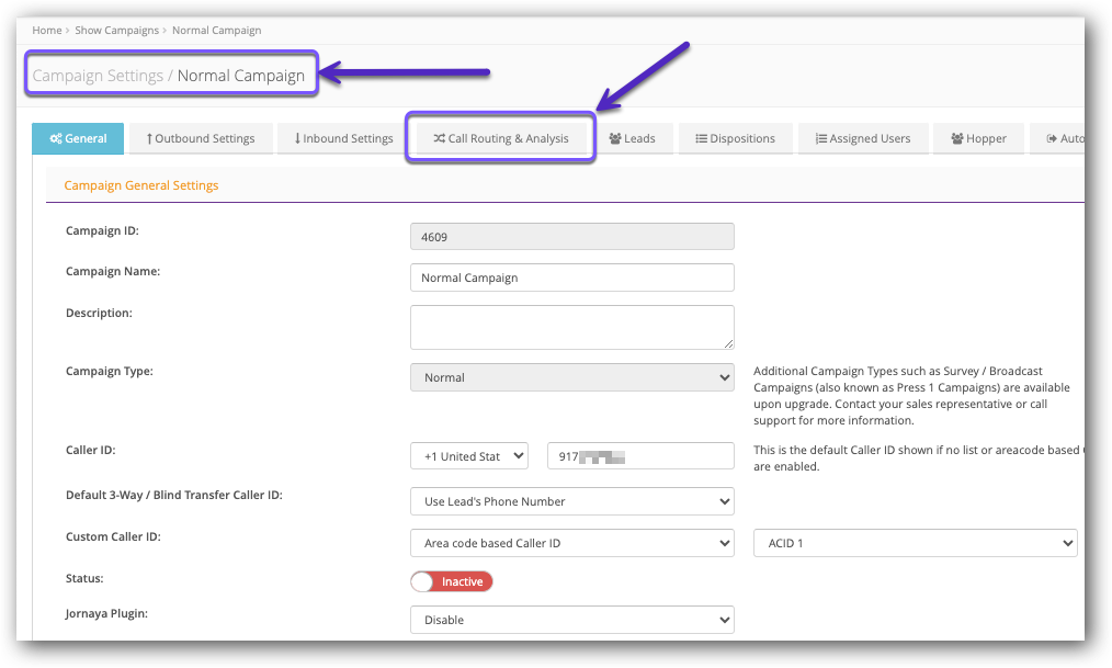 Click the Call Routing & Analysis tab.png
