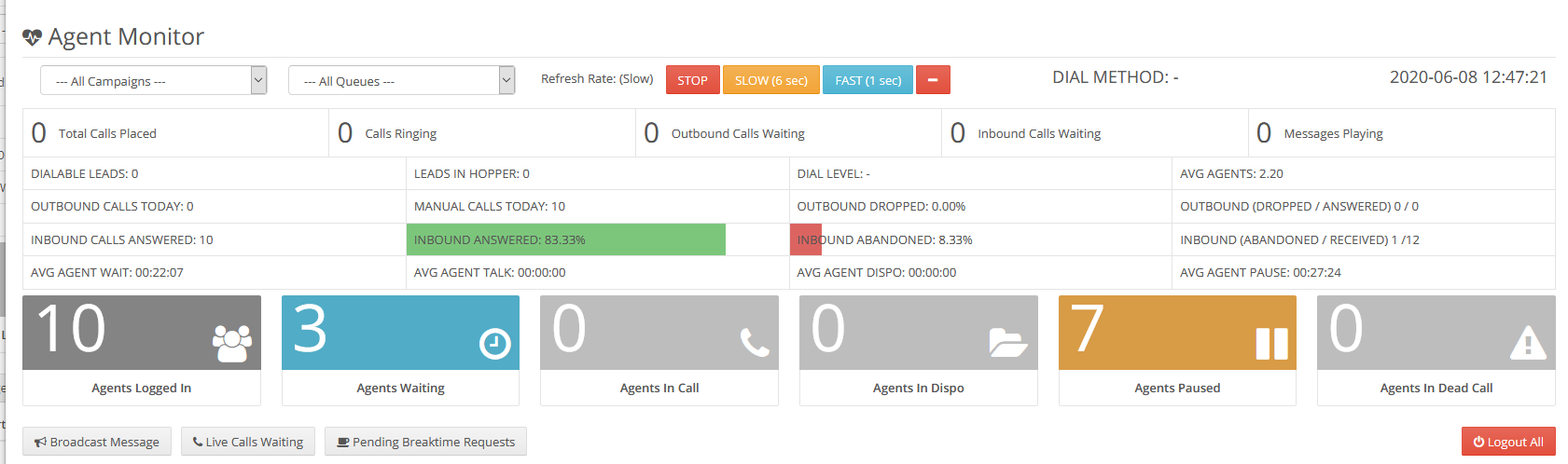 What Is The Agent Monitor Screen – Convoso Self-help Center