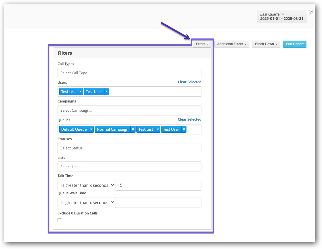 Filters Queue Handle Report.png