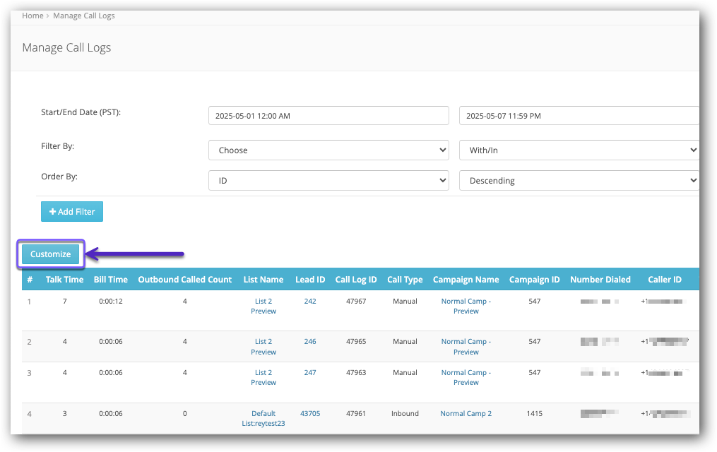 Customize button - Call Logs.png