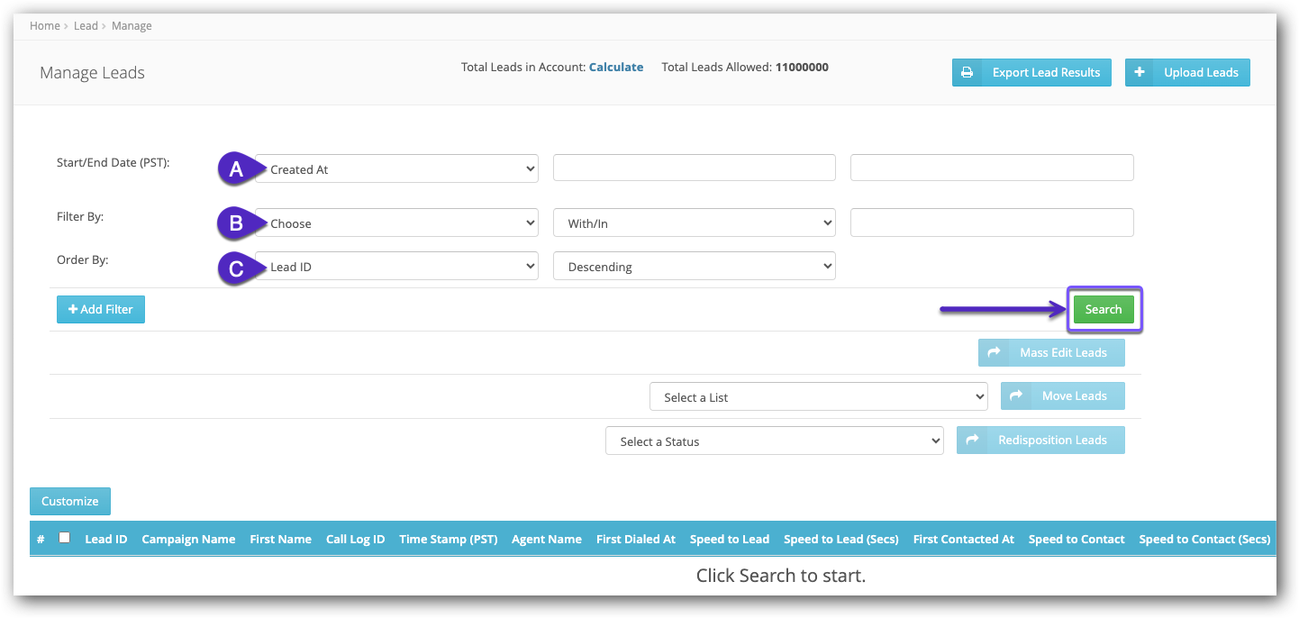 Filter By - Manage Leads.png