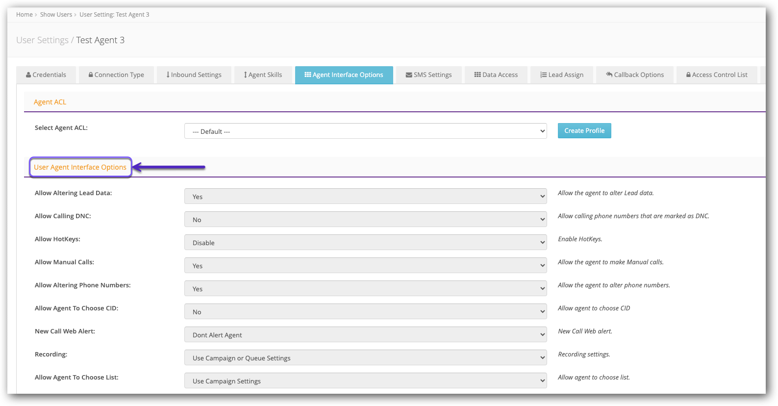 User Agent Interface Options.png