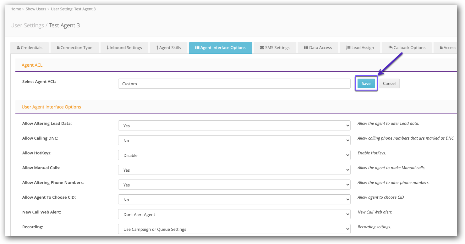 Click Save - Agent Interface Options.png