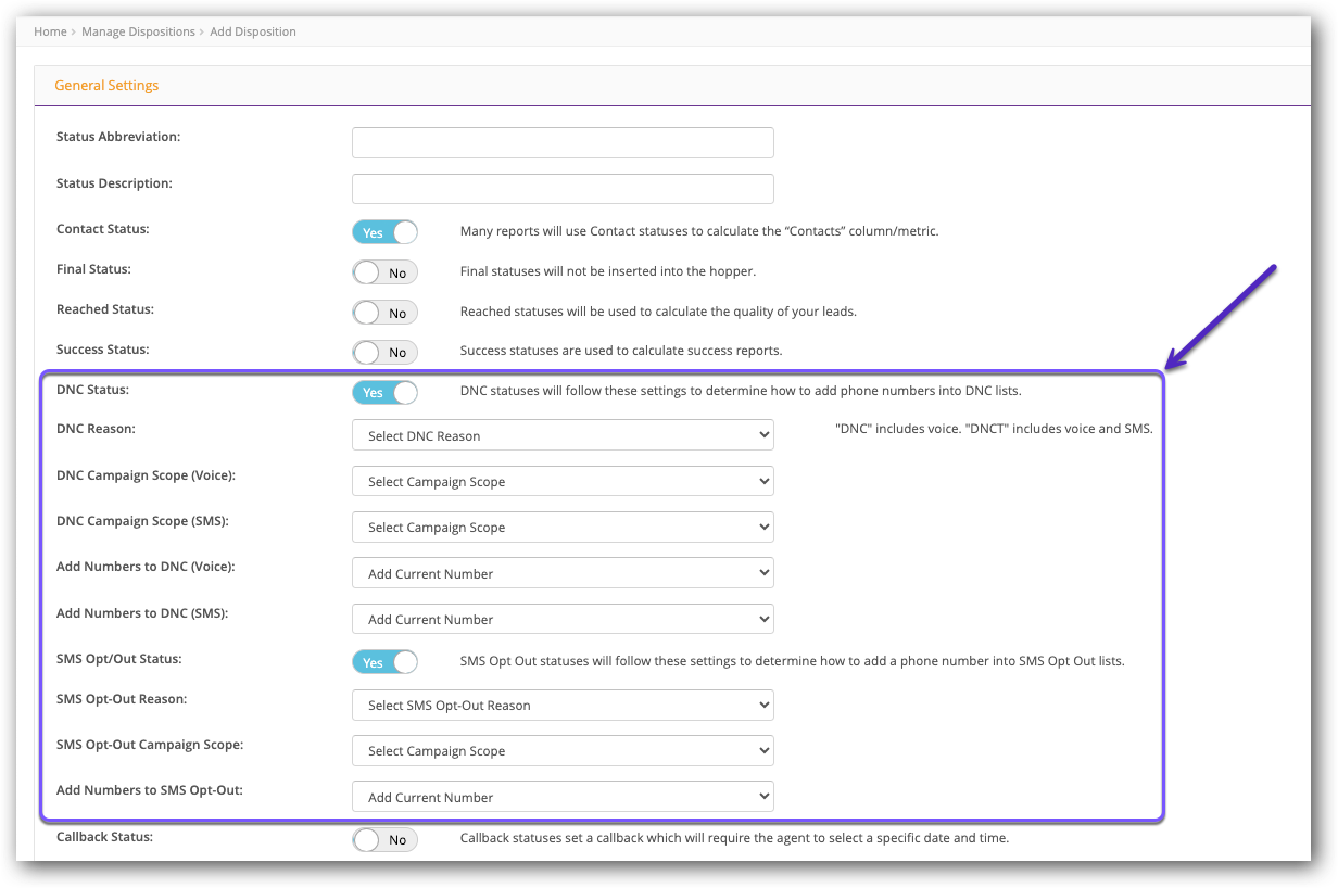 New DNC & SMS Opt-Out Status Settings.png
