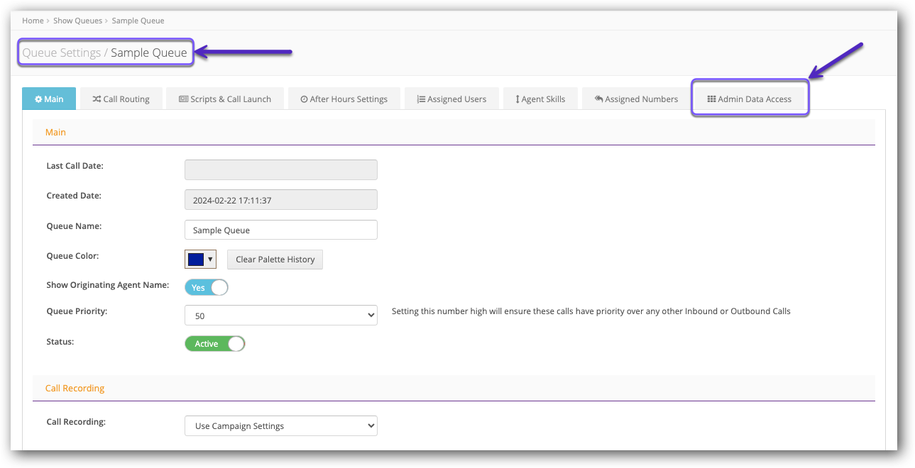 Click Admin Data Access - Queue Settings.png